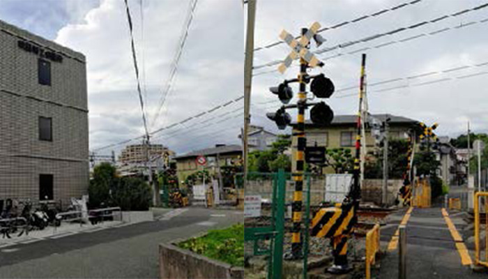 駅からの道のり